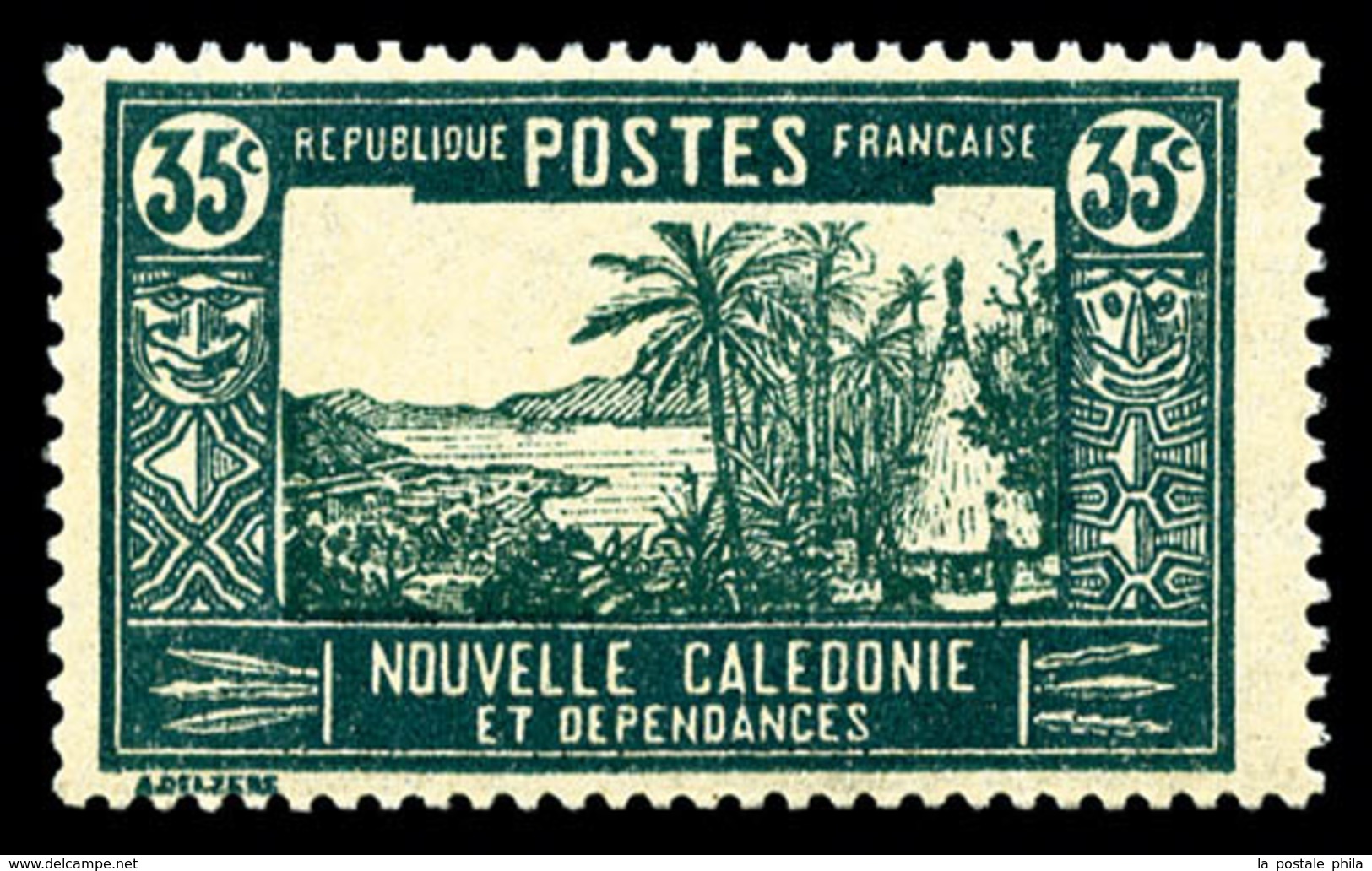 ** N°51Aa, (cote Maury), 35c Vert-bleu Sans Surcharge, SUP  Qualité: **  Cote: 425 Euros - Unused Stamps