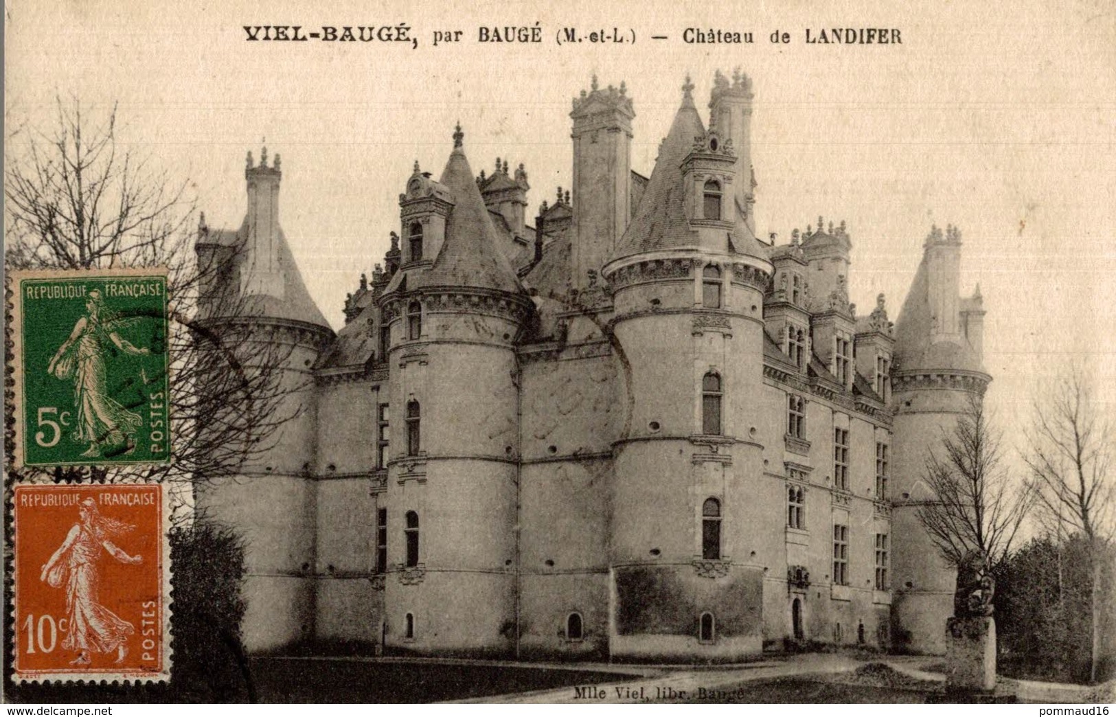 CPA Viel-Baugé Château De Landifer - Châteaux