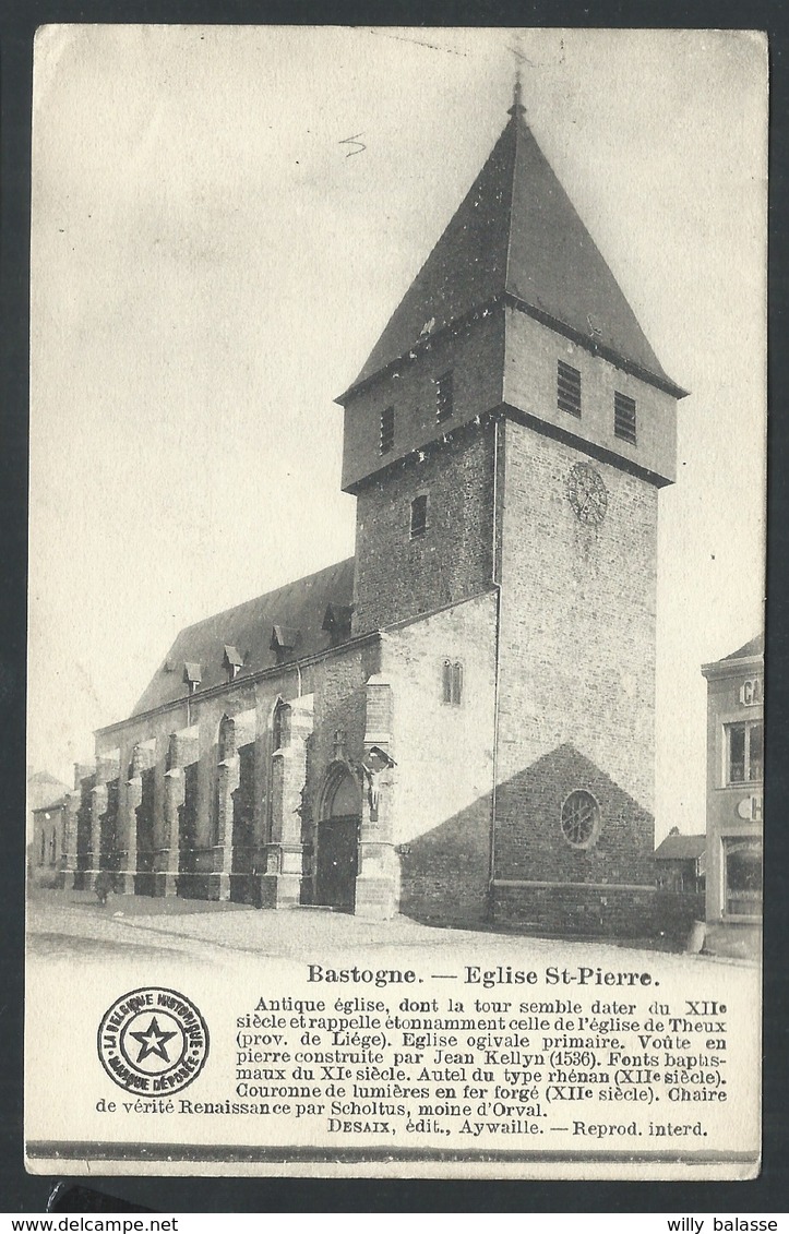 +++ CPA - BASTOGNE - Eglise St Pierre - Desaix   // - Bastenaken