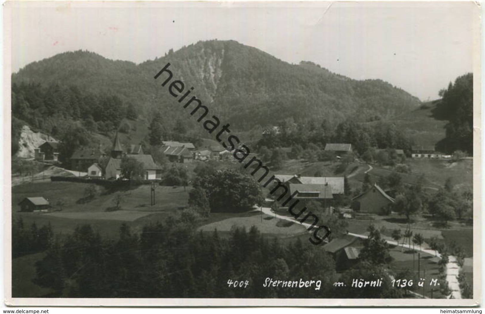 Sternenberg Mit Hörnli - Foto-AK  - Gel. 1948 - Sternenberg