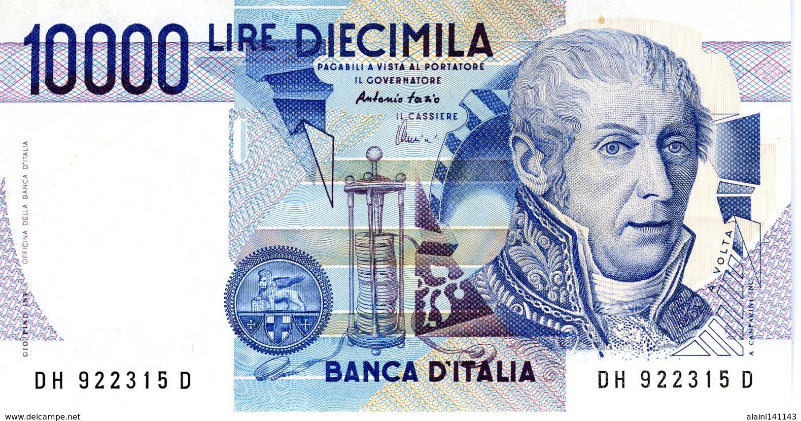 ITALIE - Banca D'Italia - 10000 Lire 03-09-1984 - Série DH 922315 D - P. 112a - AUNC - Autres & Non Classés