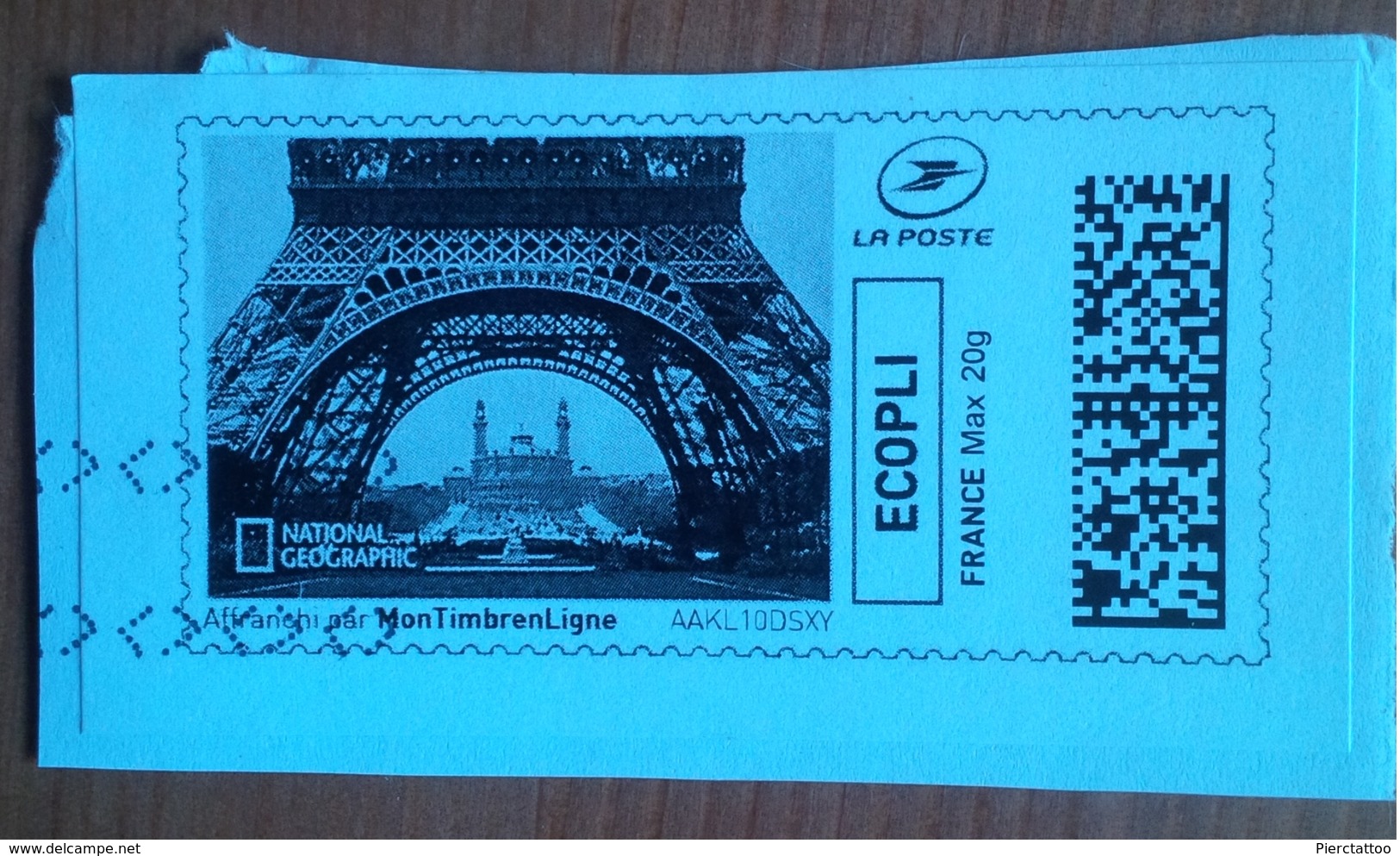 Timbre En Ligne "Paris" (Ecopli) - France - Timbres à Imprimer (Montimbrenligne)