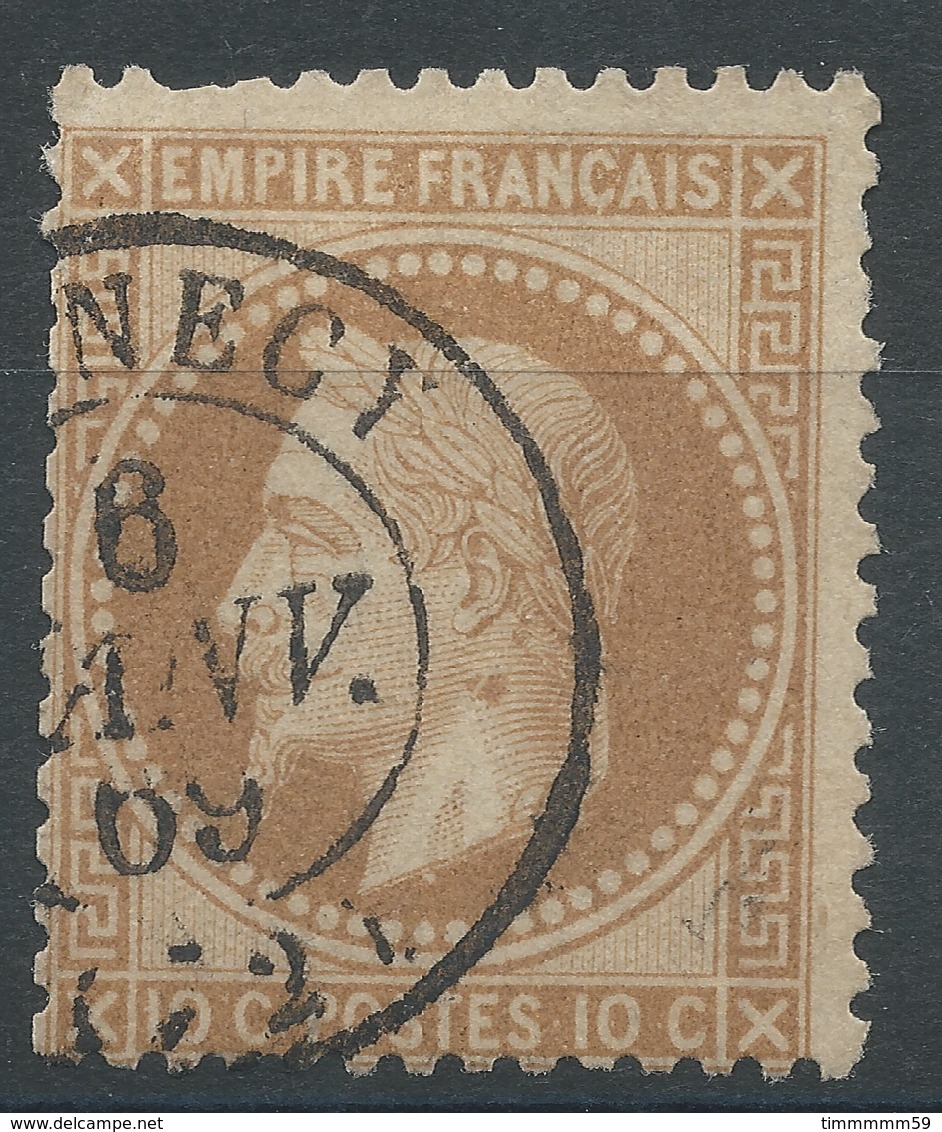 Lot N°46965  N°28A, Oblit Cachet à Date De Mennecy, Seine-et-Oise (72), Ind 4 - 1863-1870 Napoléon III Lauré