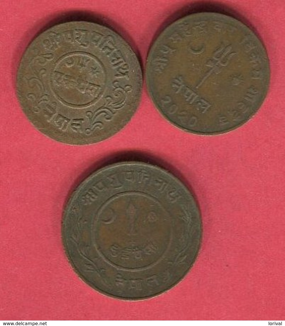 LOT 3 MONNAIES DIFFERENTES TB+ 4 - Népal