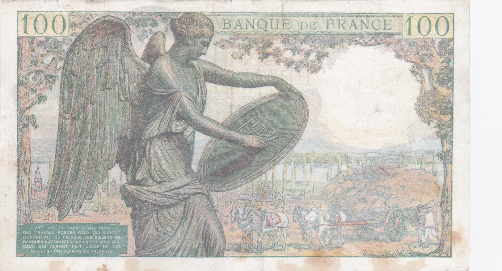 Billet De 100 Francs (DESCARTES) - Type 1942. - 100 F 1942-1944 ''Descartes''