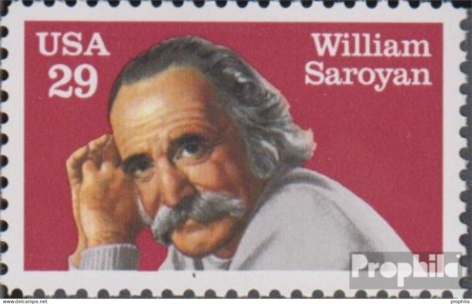 USA 2136 (kompl.Ausg.) Postfrisch 1991 William Saroyan - Ungebraucht