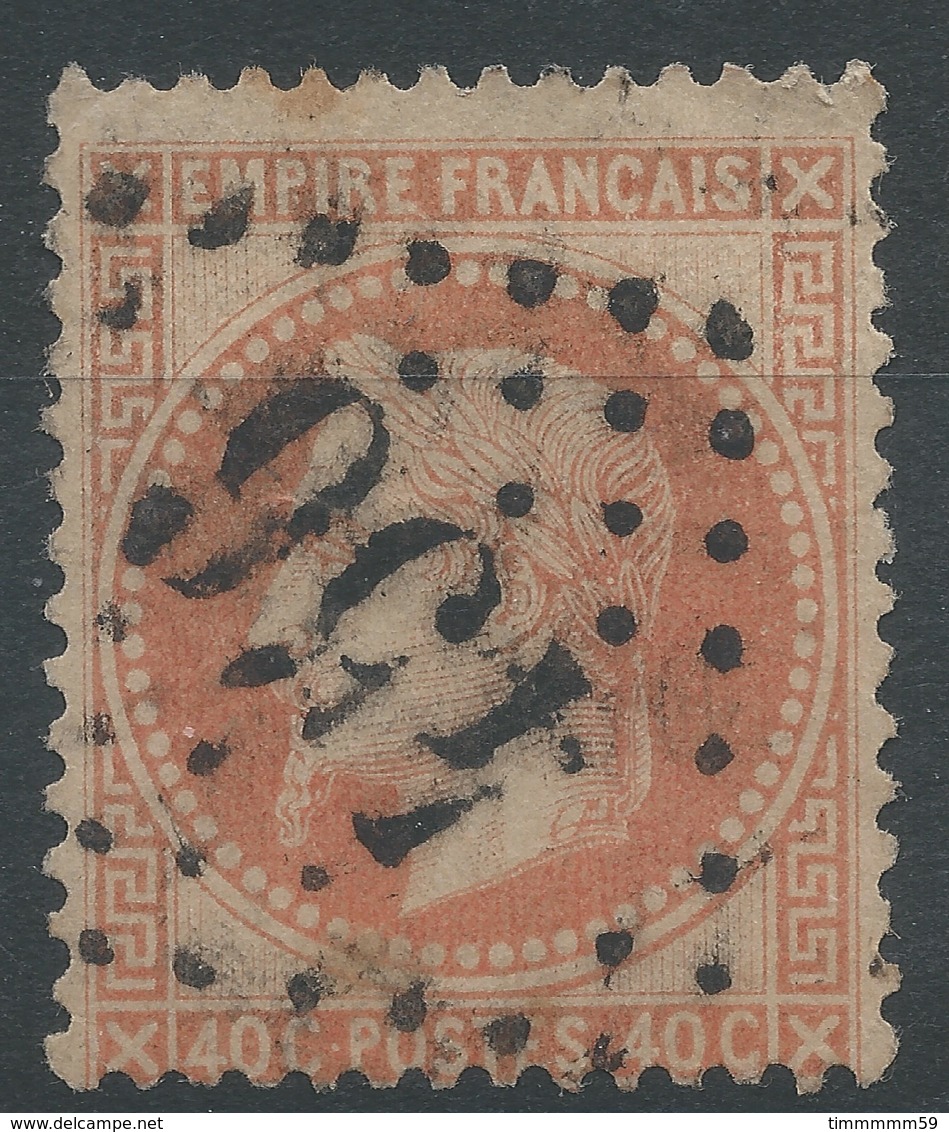 Lot N°46978  Variété/n°31, Oblit GC 456 Besançon, Doubs (24), Fond Ligné Vertical ??? - 1863-1870 Napoleon III With Laurels