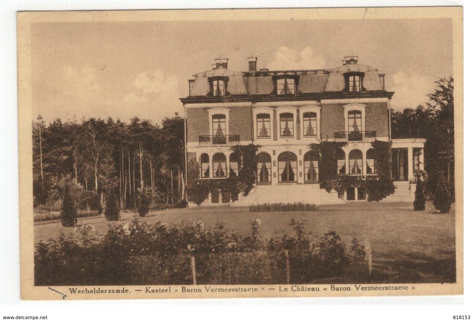 Wechelderzande. - Kasteel "Baron Vermeerstraete" - Le Château "Baron Vermeerstraete" - Lille