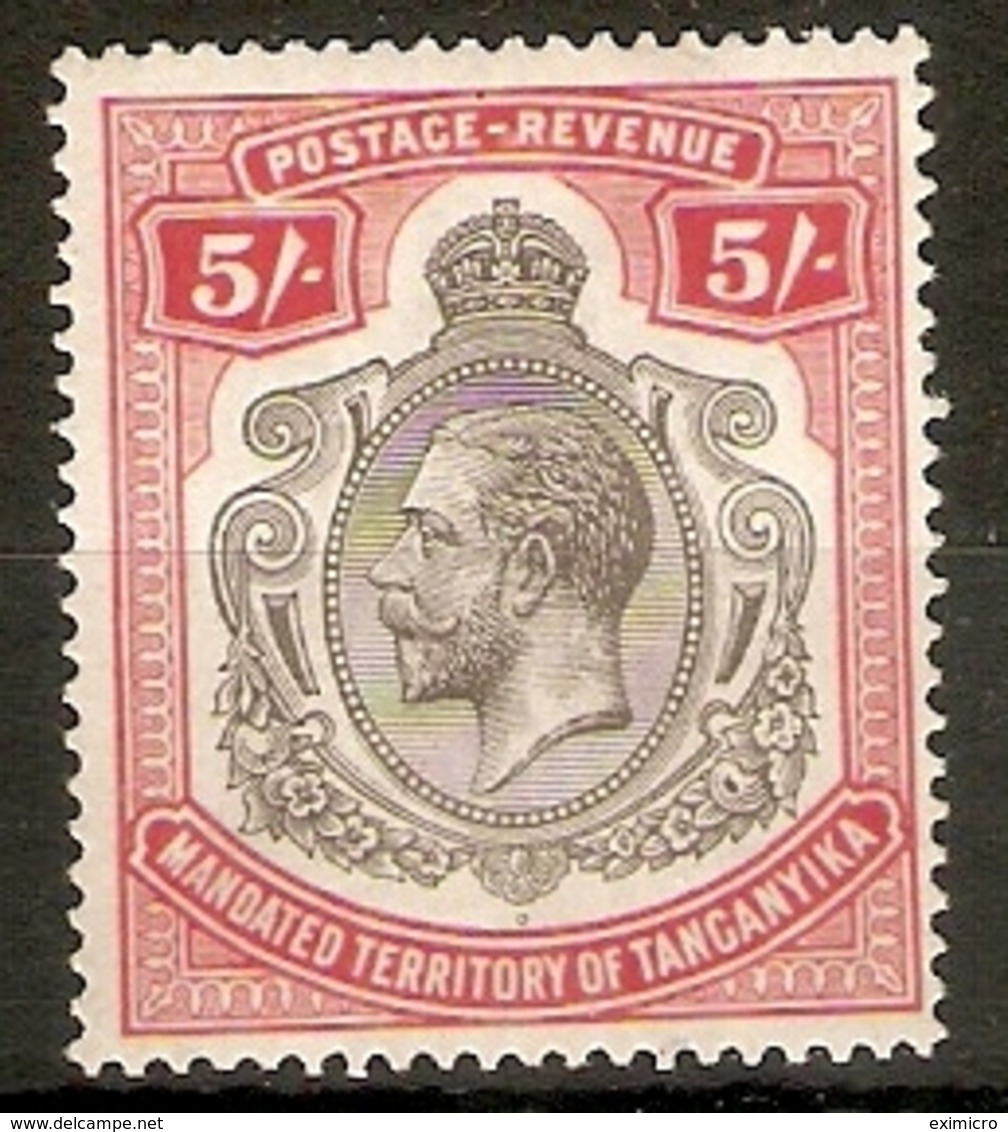 TANGANYIKA 1927 5s SG 105 MOUNTED MINT Cat £50 - Tanganyika (...-1932)