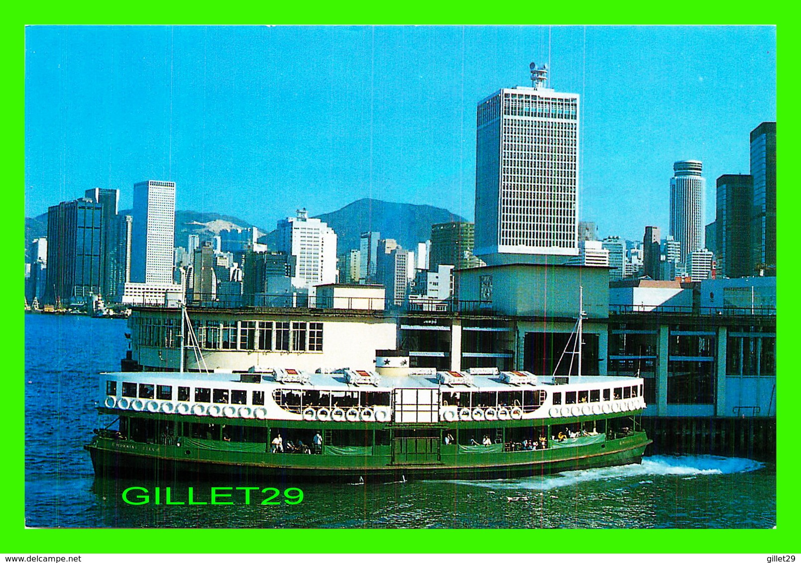 SHIP, BATEAU - " STAR FERRY " POST CARD FROM HONG KONG - - Ferries