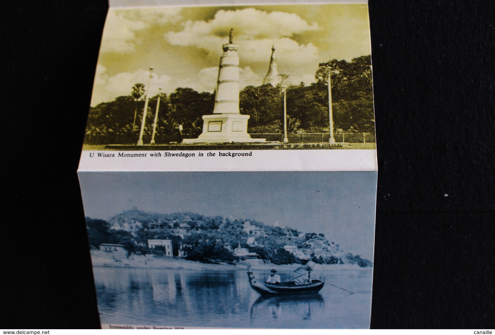 K-407 / Asie - Myanmar (Burma) -  Royal Moat, Mandalay, Kyaikhtiyoe Pagoda,  Royal Moat, Kaba Aye Tipitaka Library - Myanmar (Burma)