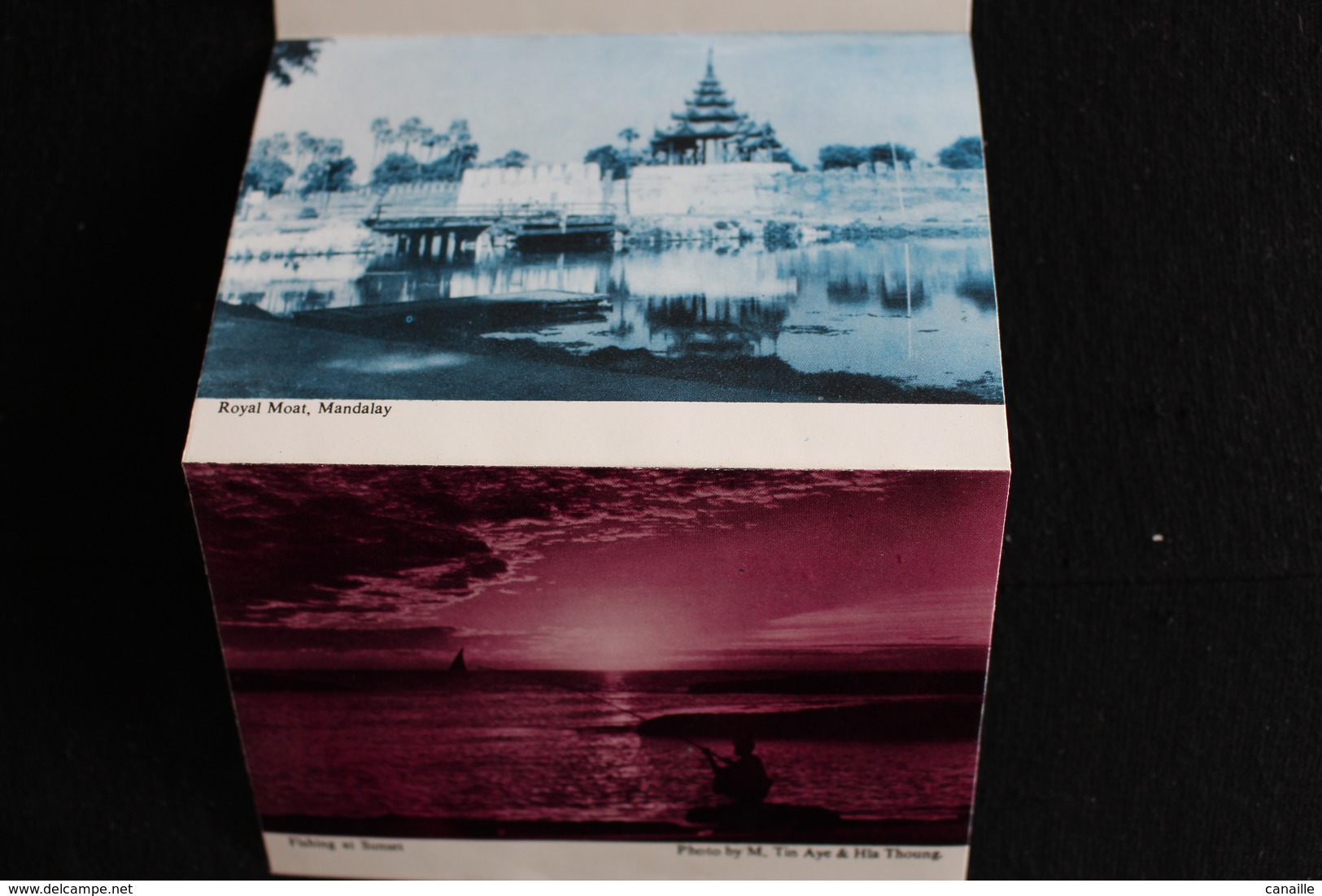 K-407 / Asie - Myanmar (Burma) -  Royal Moat, Mandalay, Kyaikhtiyoe Pagoda,  Royal Moat, Kaba Aye Tipitaka Library