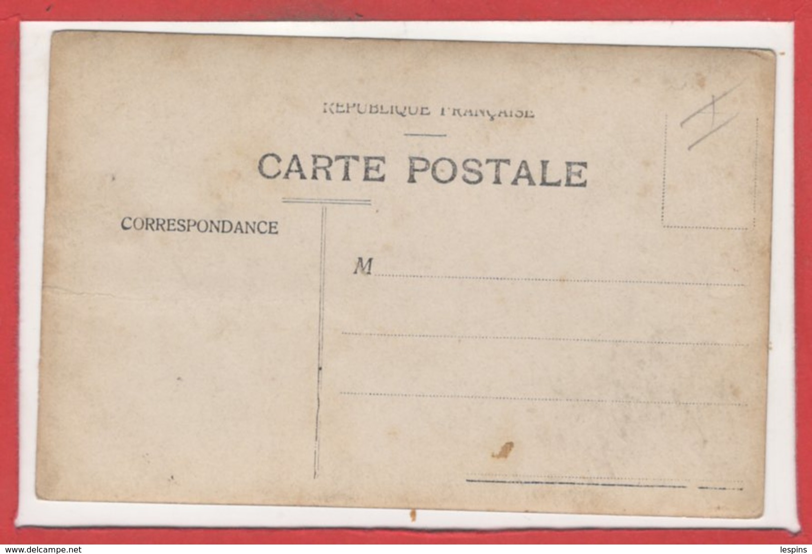 COMMERCE --  CARTE PHOTO - RARE - Restaurant Du Chemin De Fer - Restaurants