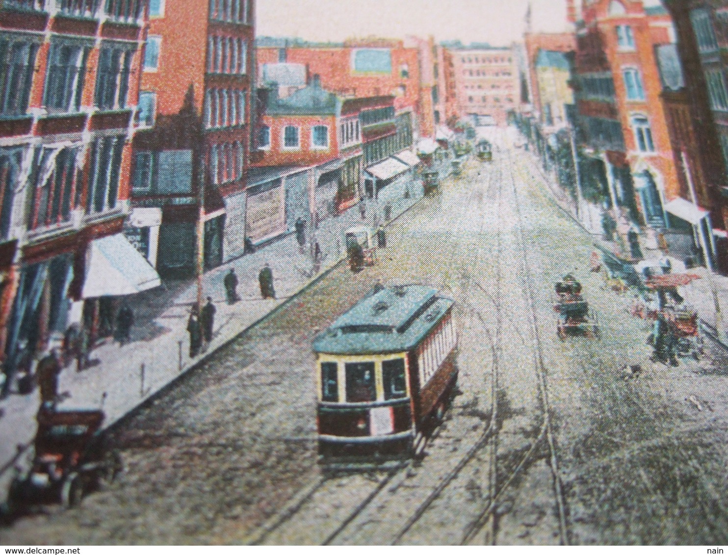 ETATS - UNIS - LOWEL - " CENTRAL ST " - TRAMWAY .... - Autres & Non Classés