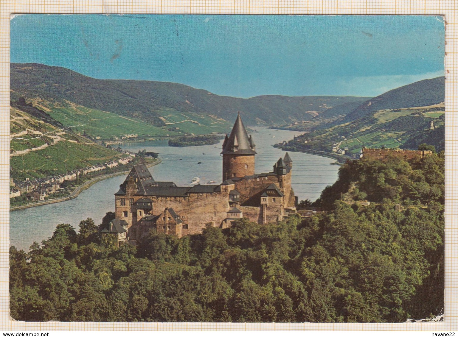 9AL756 BACHARACH AM RHEIN JUGENDBURG 2 SCANS - Autres & Non Classés