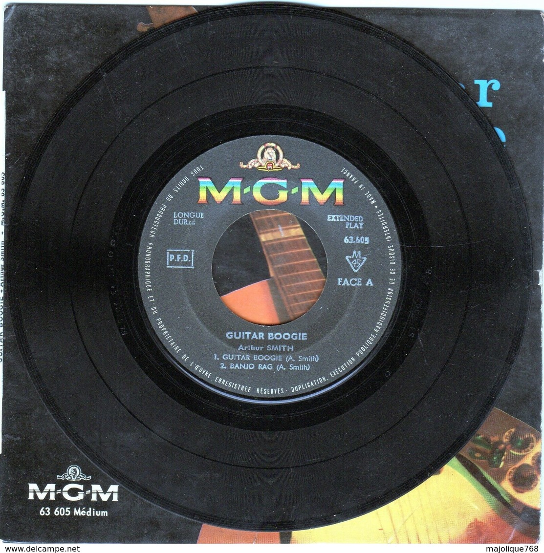 Disque De Arthur Smith - Guitar Boogie - M-G-M 63605 - 1969 - - Rock