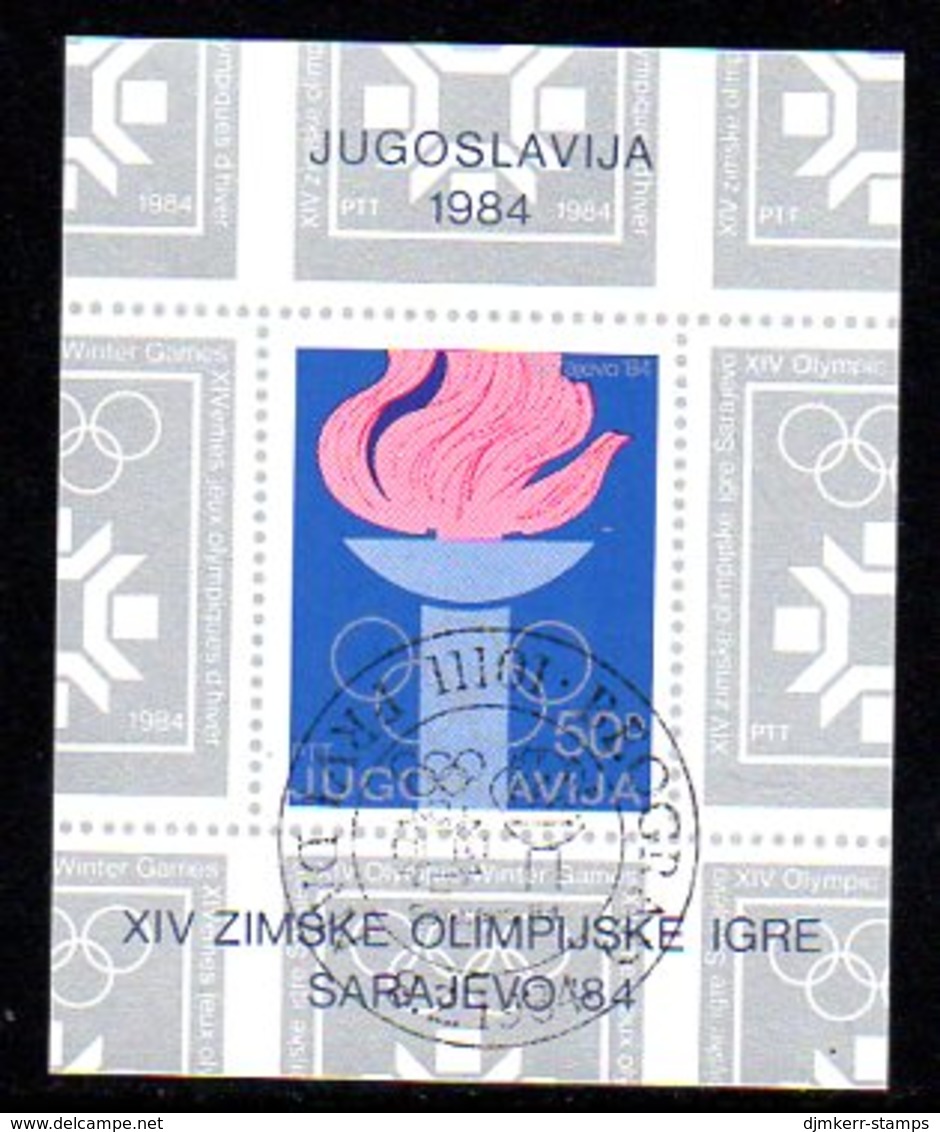 YUGOSLAVIA 1984 Winter Olympics, Sarajevo Blocks (2) Used  Michel Block 24-25 - Blocks & Kleinbögen