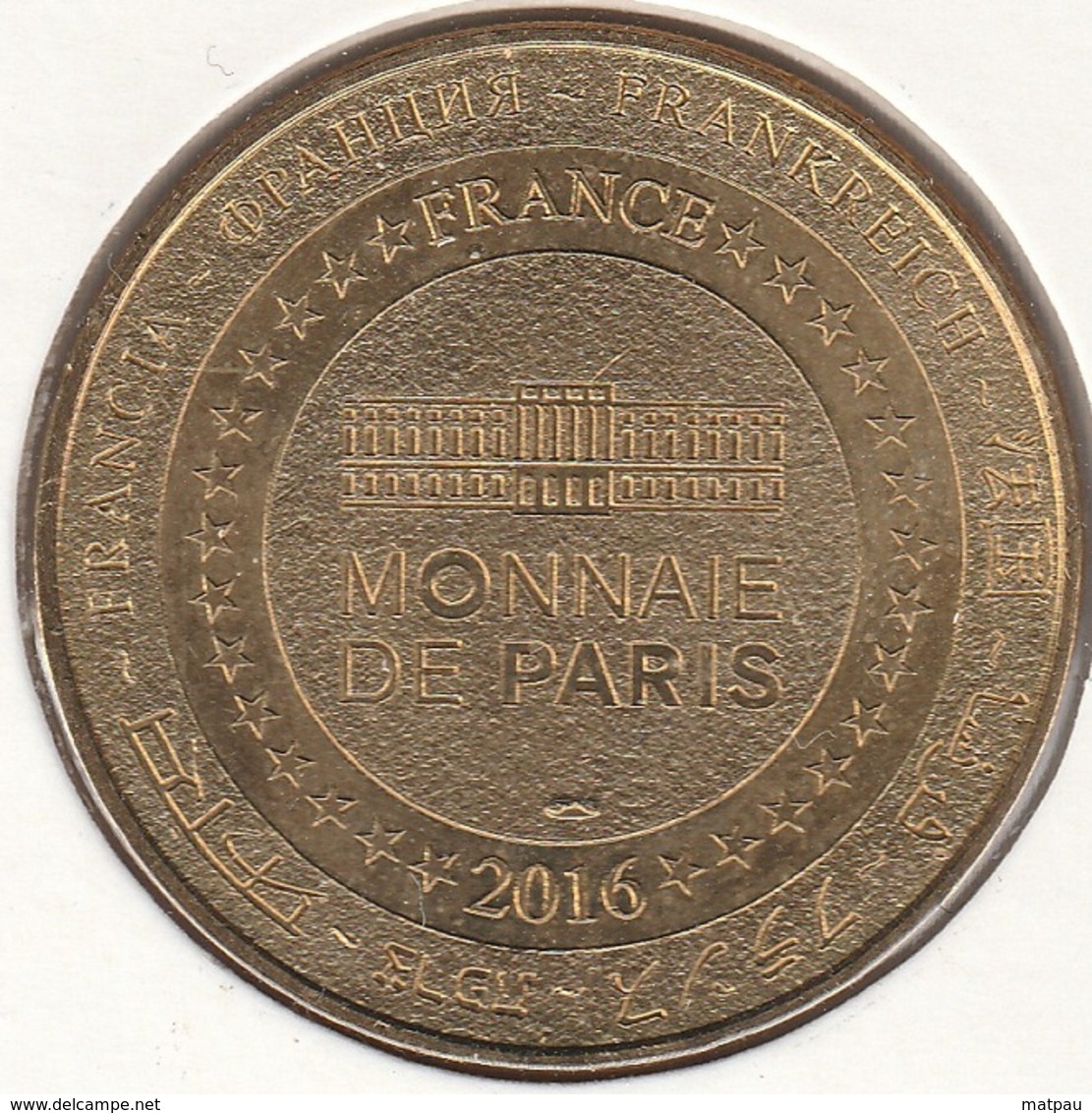 MONNAIE DE PARIS 25 BESANCON Citadelle Besançon - Vue Aérienne 2015 2016 - 2016