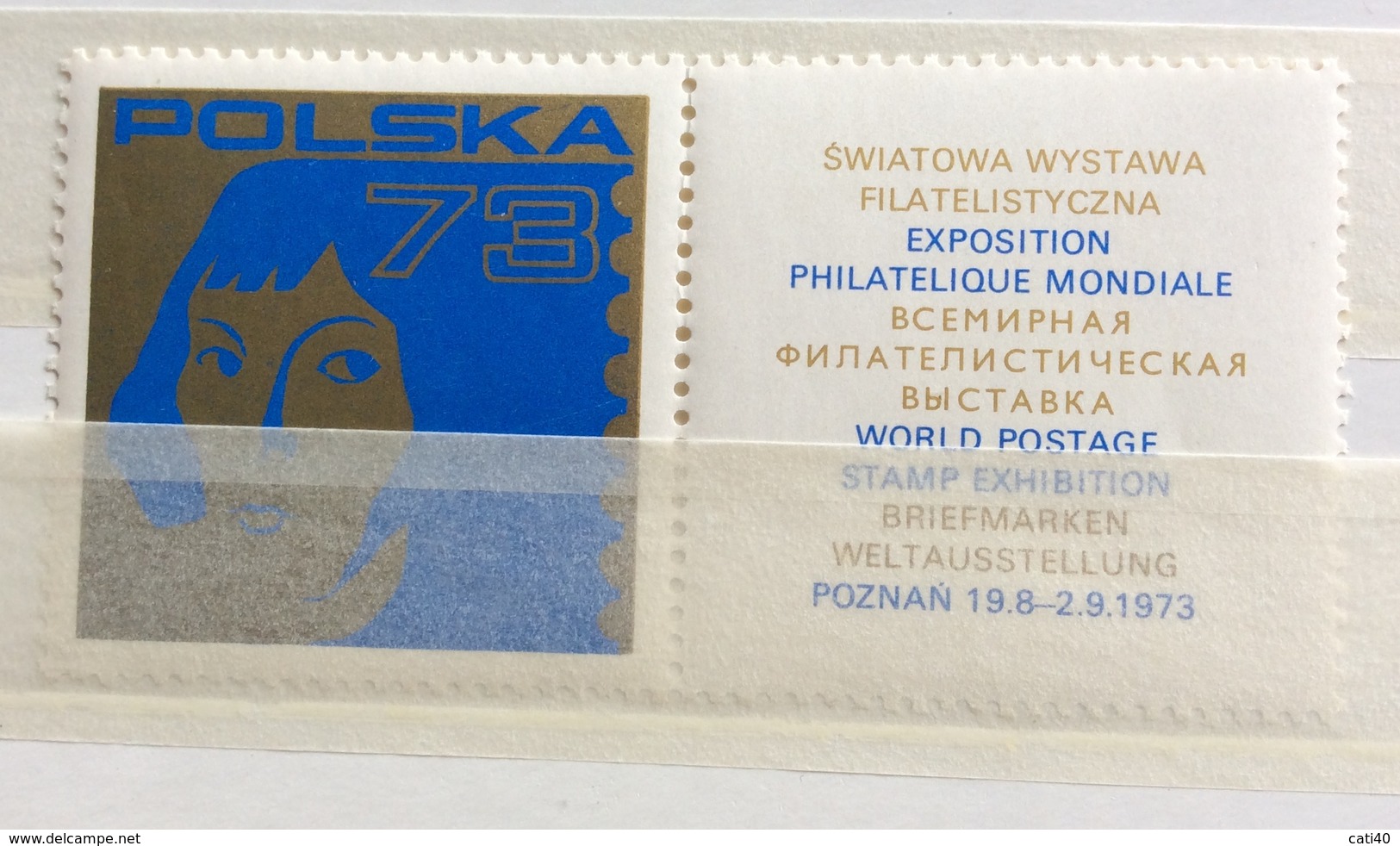 POLSKA 73 EXPOSITION PHILATELIQUE MONDIALE  POZNAN 1973 - Cinderellas