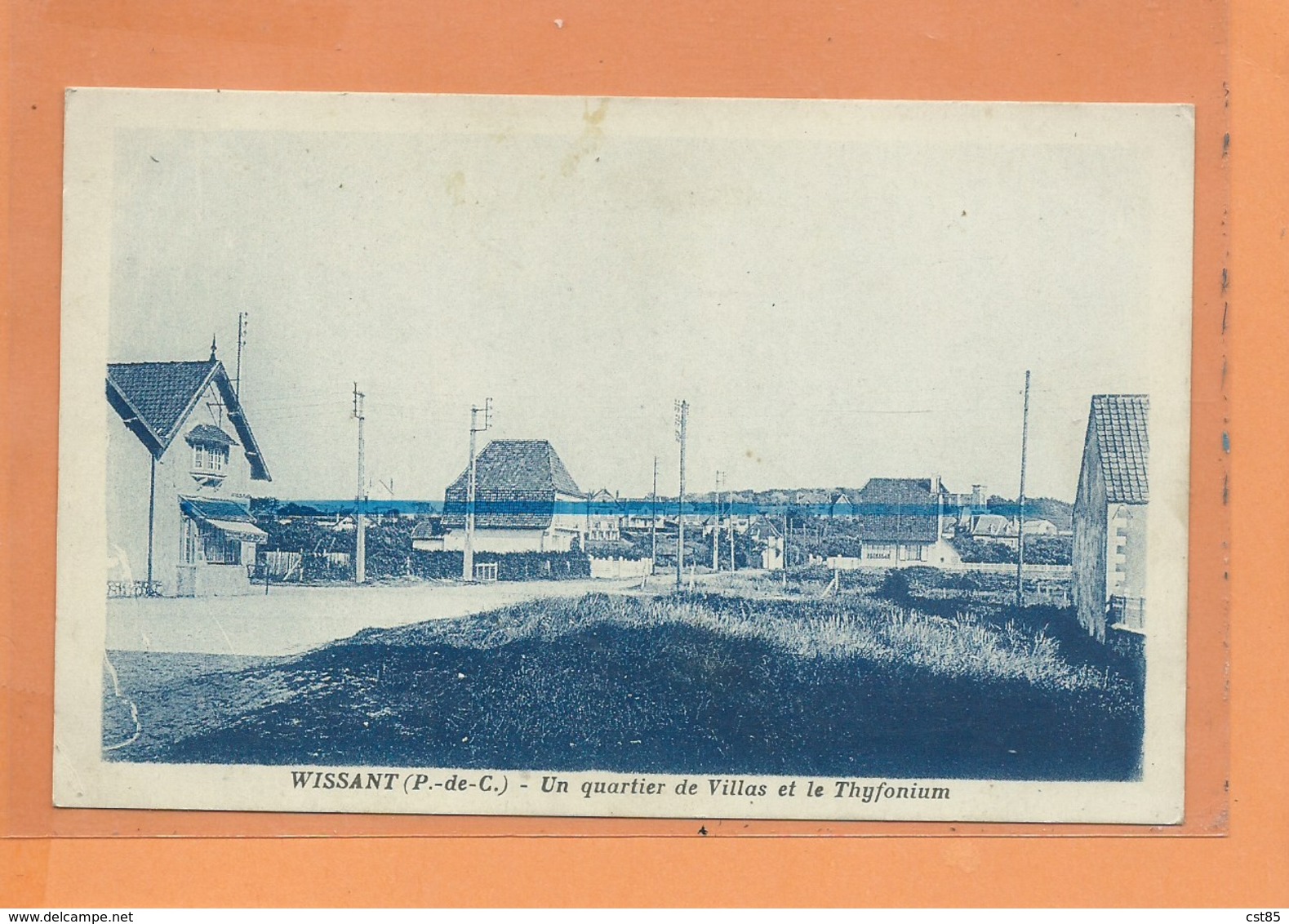 Carte Postale - WISSANT - Un Quartier De Villas Et Le Thyfonium - Wissant