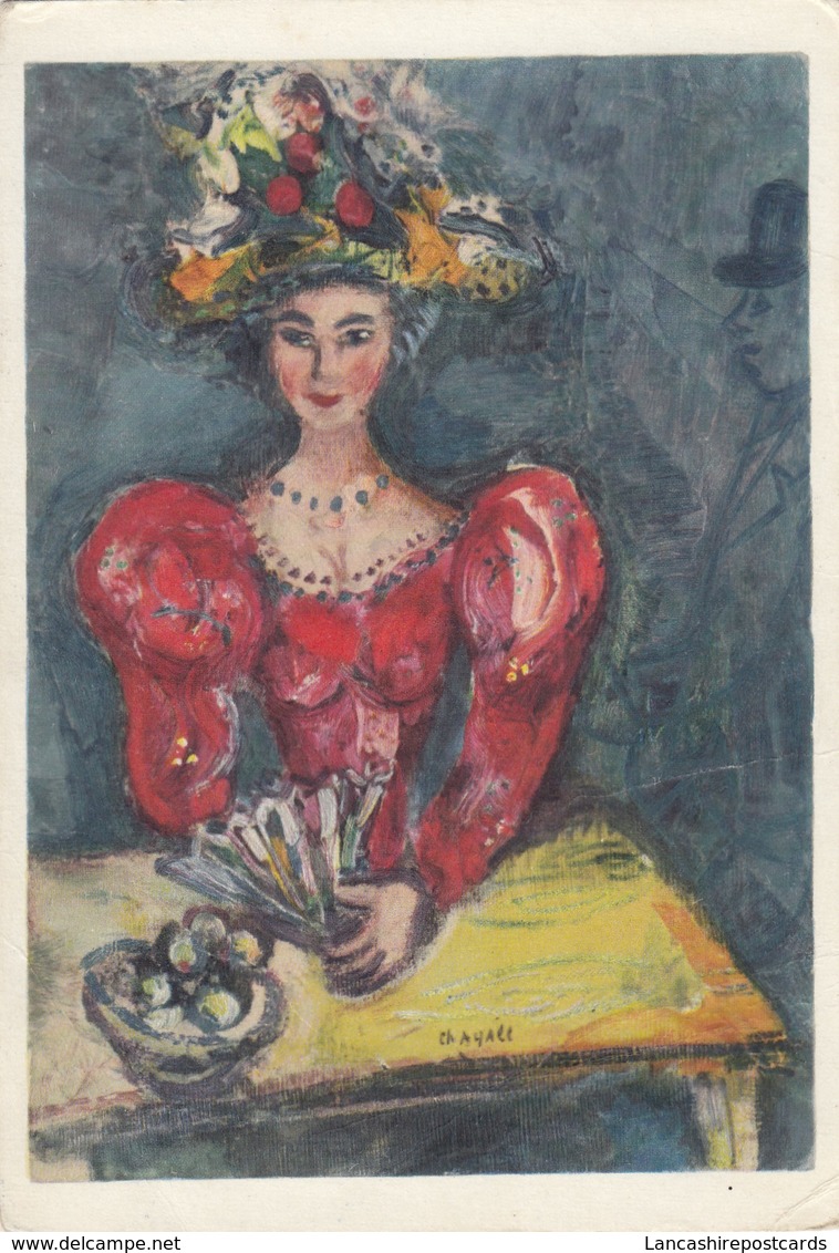 Postcard M Chagall Au Cafe In The Cafe  My Ref  B23431 - Paintings