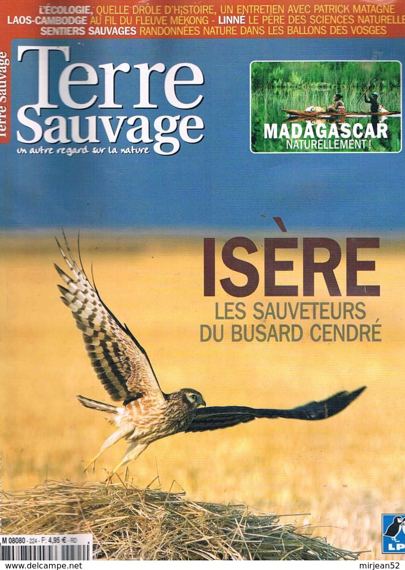 Terre Sauvage  N°224  Fev 2007:Madagascar Le Blanc Linne Busard Cendre Sentiers Sauvages Ballons Des Vosges - Géographie