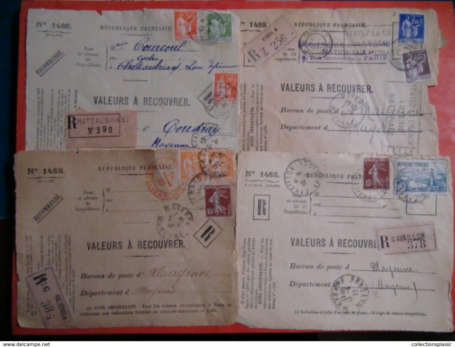 LOT DE LETTRES/CARTES/FDC/ENTIERS..  DANS UN CARTON FRANCE COLONIES ETRANGER/LIQUIDATION