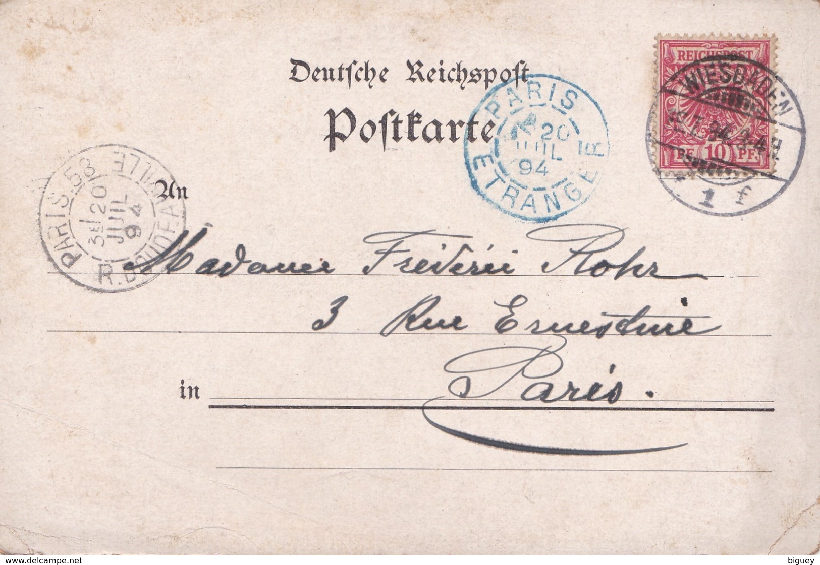 ALLEMAGNE - COBLENZ UND EHRENBREITSTEIN 1894. - Koblenz