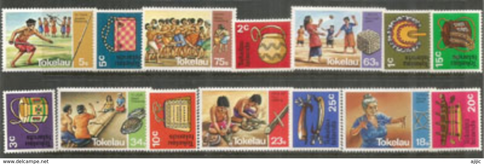 Artisanat Aux îles Tokelau .  14  Timbres Neufs ** - Tokelau