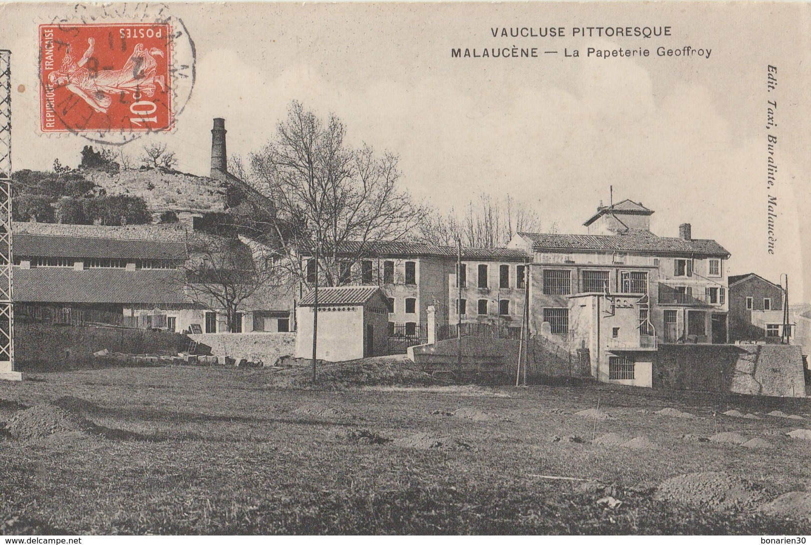 CPA  84 MALAUCENE LA PAPETERIE GOEFFROY VAUCLUSE PITTORESQUE - Malaucene