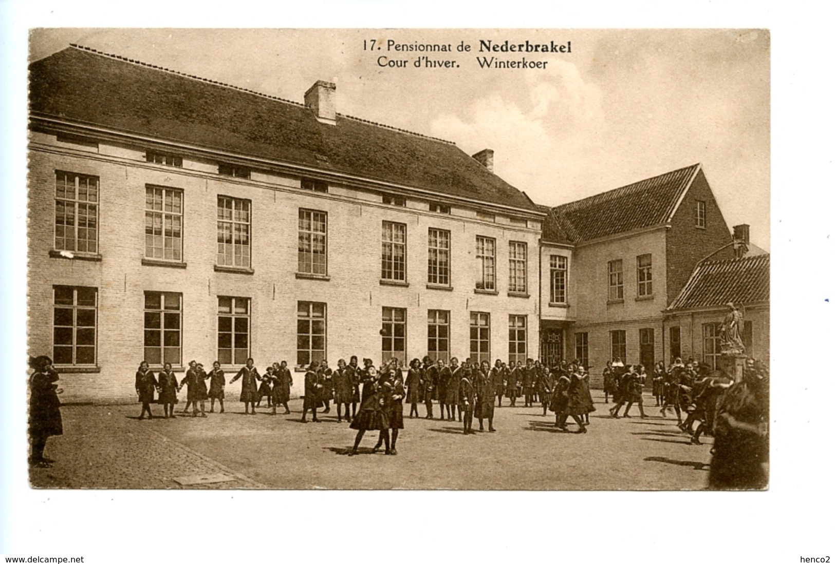 Pensionnat De Nederbrakel - Cour D'hiver - Winterkoer / Vandecandelaere (1930) - Brakel