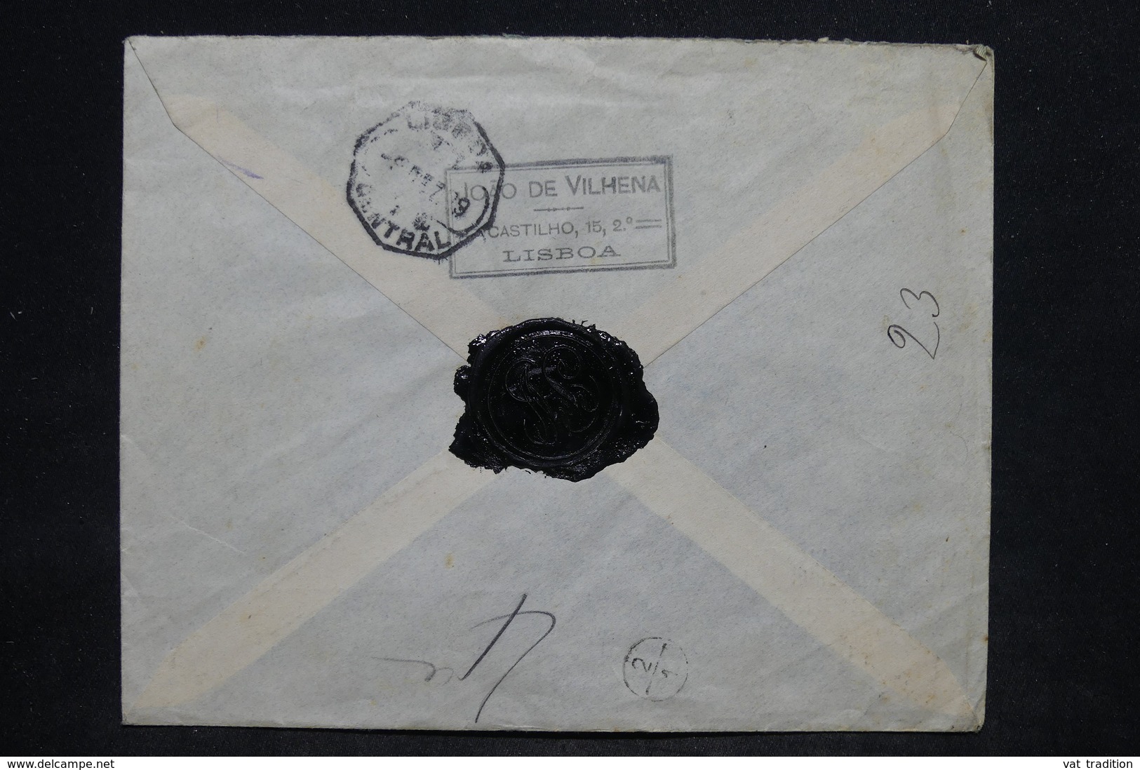 PORTUGAL - Enveloppe En Recommandé De Cortes Pour La France En 1929 , Affranchissement Plaisant - L 25656 - Lettres & Documents