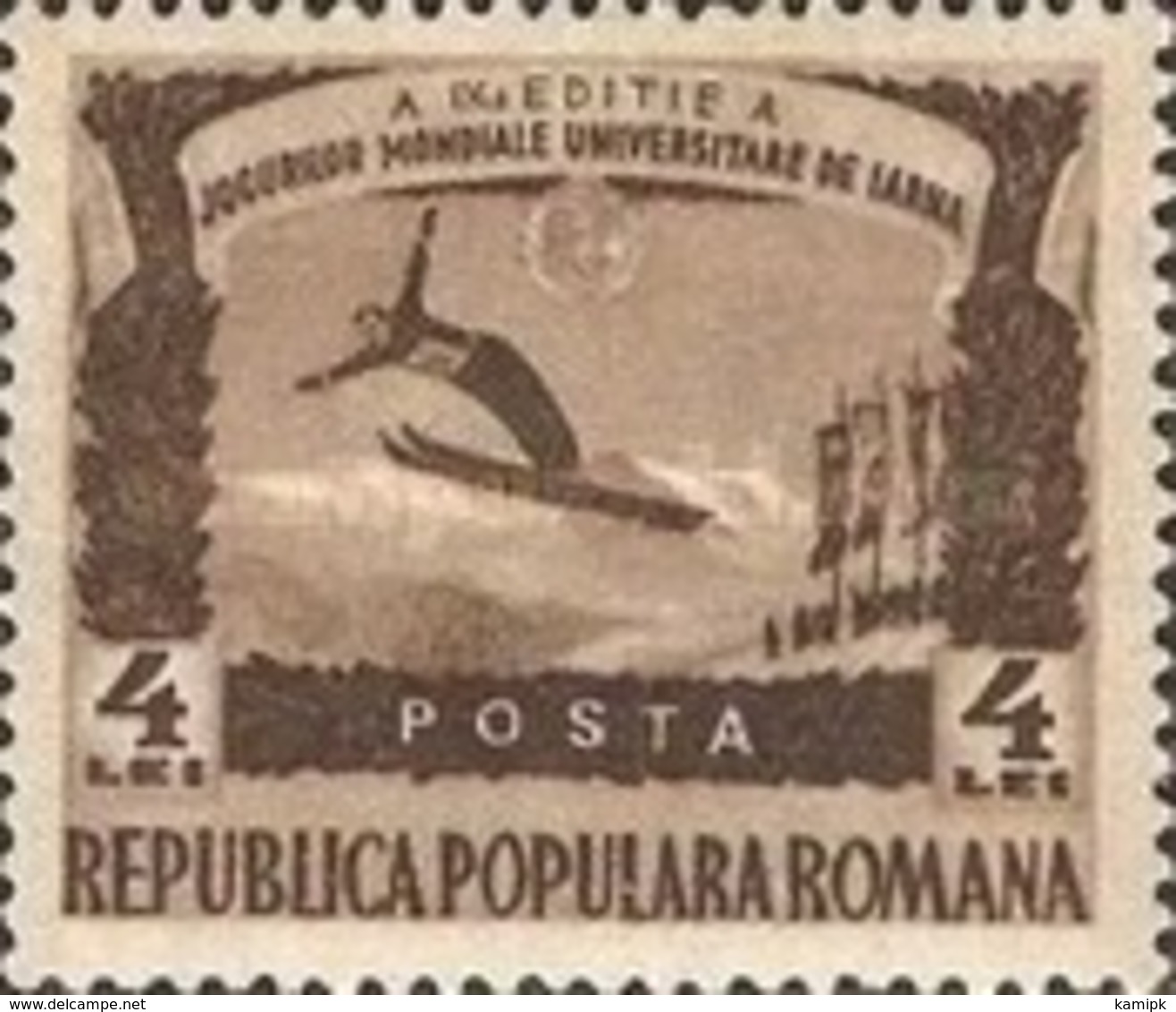 MH STAMPS  Romania - University Sports Games  -1951 - Unused Stamps