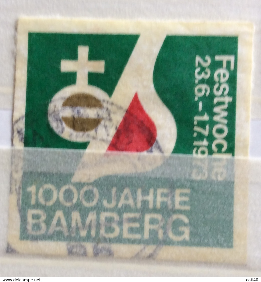 1000 JAHRE  BAMBERG - Vignetten (Erinnophilie)