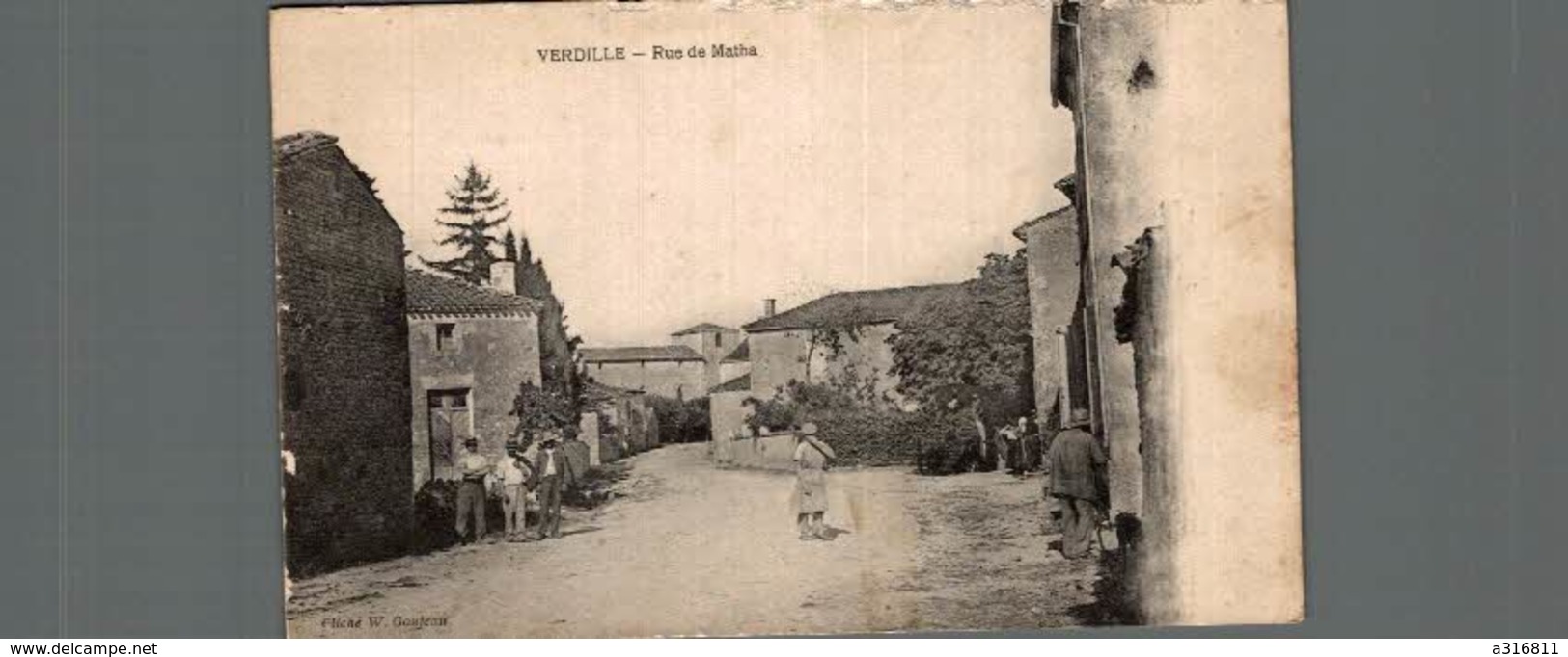 VERDILLE RUE DE MATHA - Autres & Non Classés