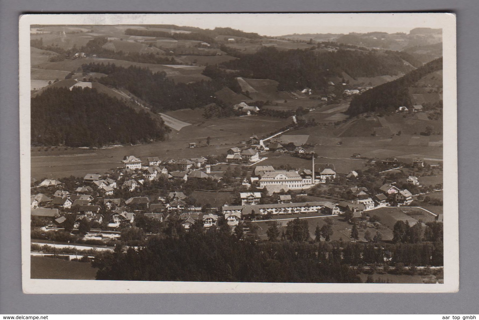 AK CH BE Hasle-Rüegsau Kalchofen 1922-01-24 Fliegerkarte Flugaufnahme - Hasle Bei Burgdorf