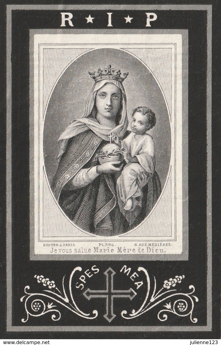 Né à BOOM 1853+1878 JEAN AUGUSTE MAES. - Religion & Esotérisme