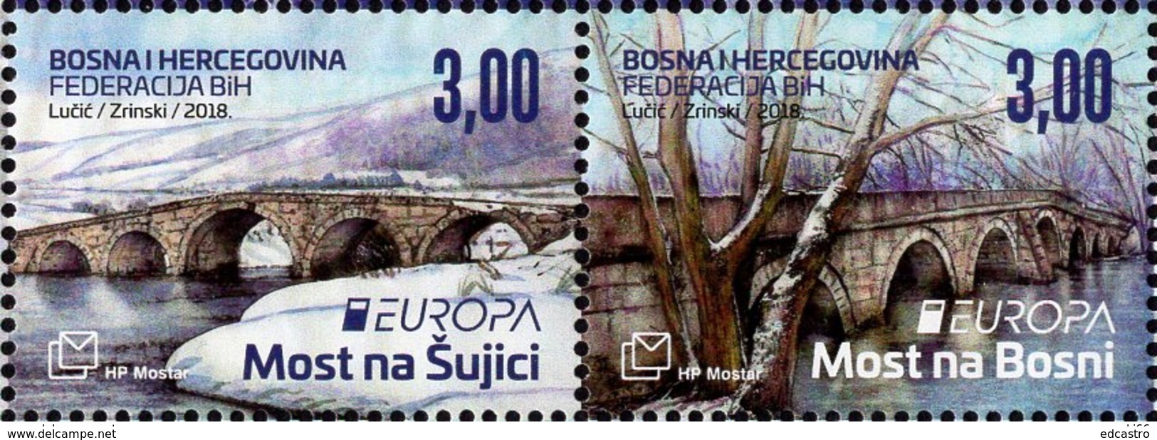 33.- BOSNIA I HERZEGOVINA MOSTAR 2018 EUROPA 2018 BRIDGES - 2018