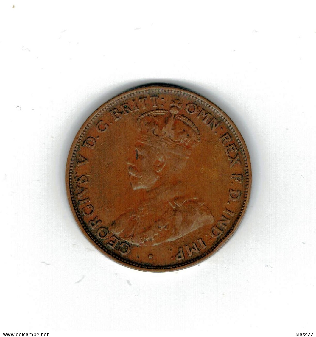 1 Penny 1927, King George V, English Obverse, VF - Penny