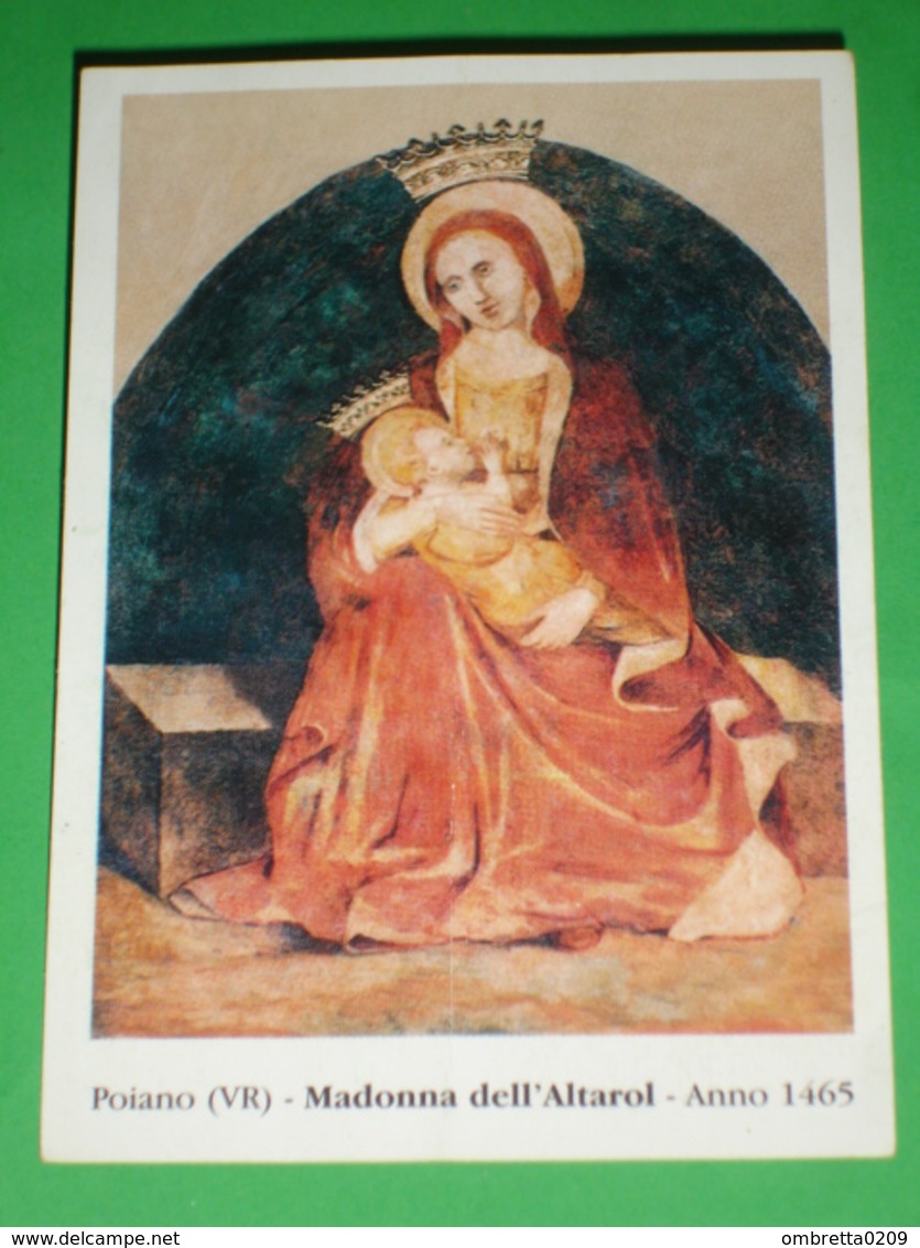 Latte Allatta /Madonna Dell'ALTAROL O LATAROL(Maria Lactans Latino,Galattofusa Greco) Santuario POIANO,Verona Santino - Santini