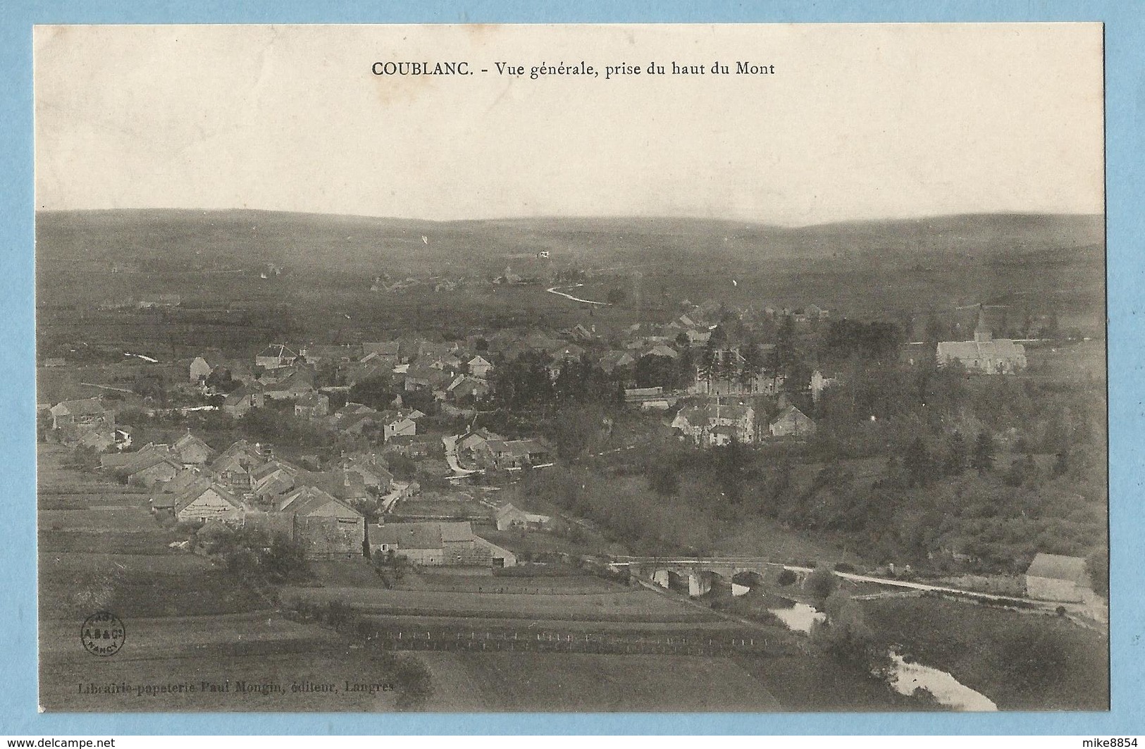 1885  CPA  COUBLANC  (Haute-Marne)  Vue Générale, Prise Du Haut Du Mont  ++++++ - Autres & Non Classés