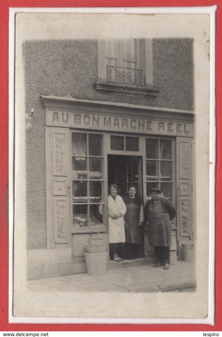 COMMERCE --  CARTE PHOTO - RARE - Magasiin - Au Bon Marché Réel - Magasins