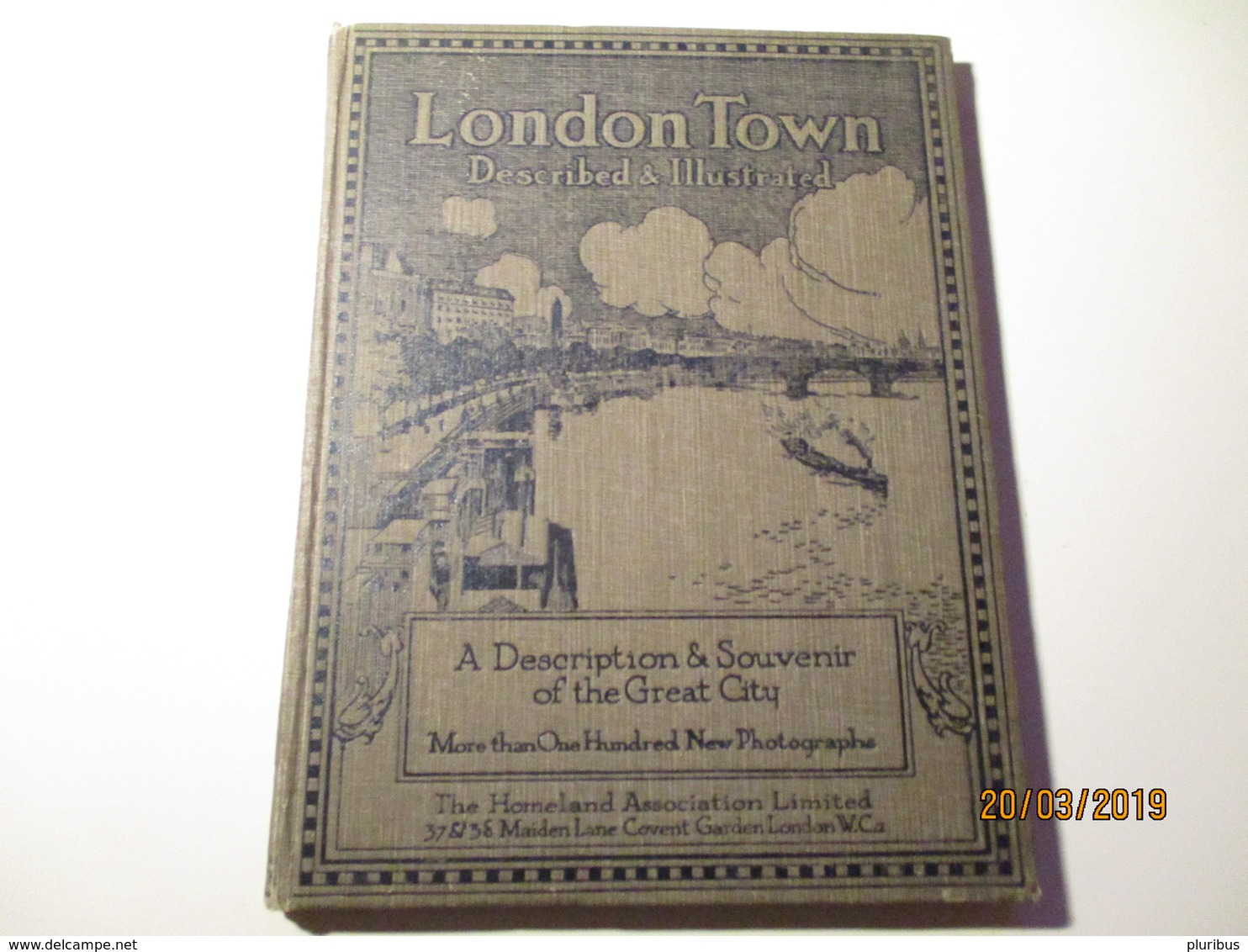 LONDON TOWN DESCRIBED ILLUSTRATED ,0 - 1900-1949