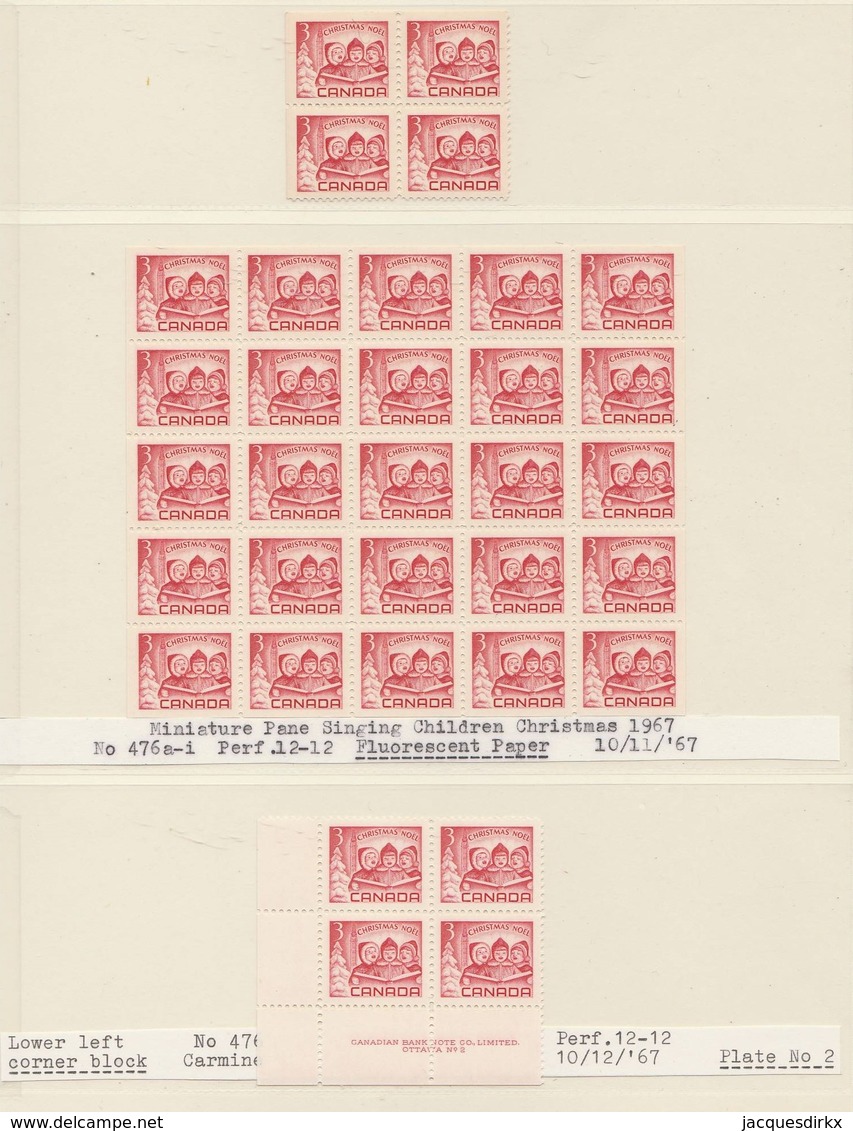 Canada  .     Page With Stamps  .      **       .  MNH    .   /    .  Postfris - Ongebruikt