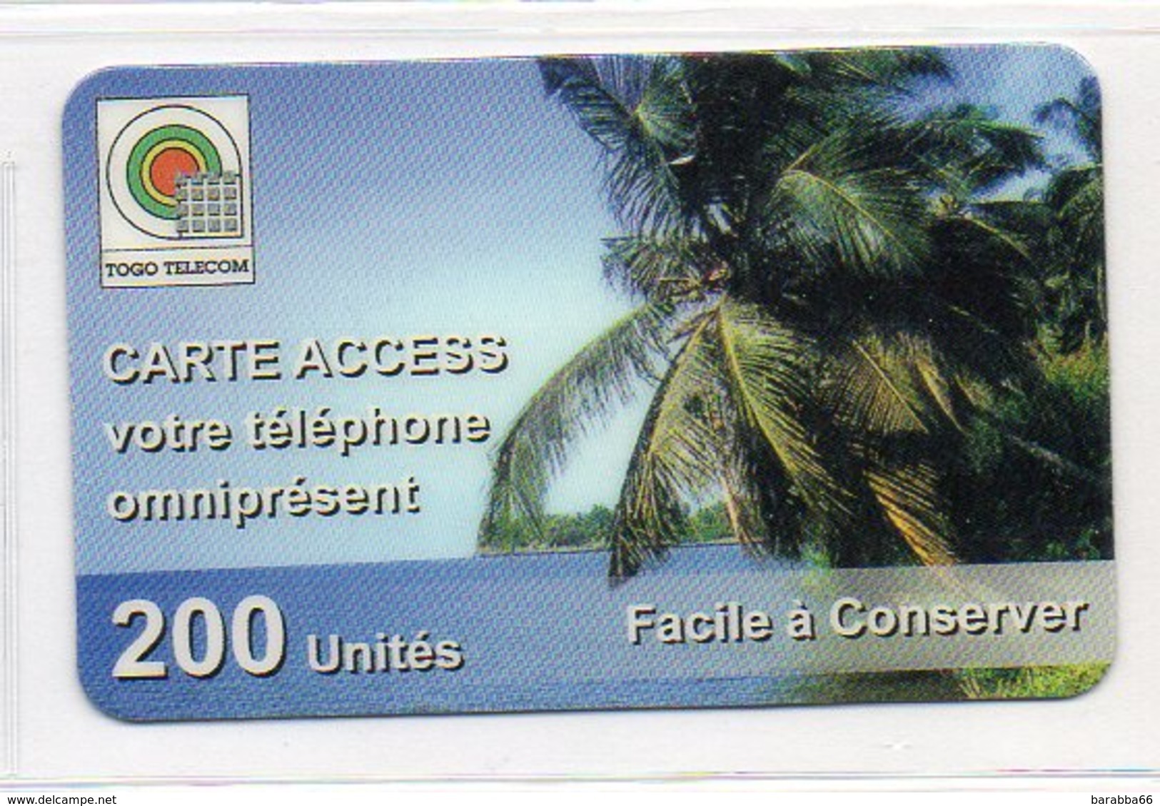 TOGO TELECOM PREPAID 200 UNITES - Togo