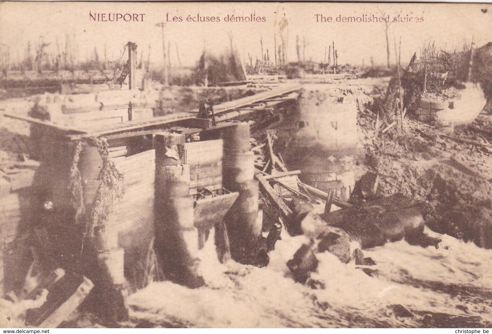 Nieuwpoort, Nieuport, Les écluses Démolies (pk57318) - Nieuwpoort