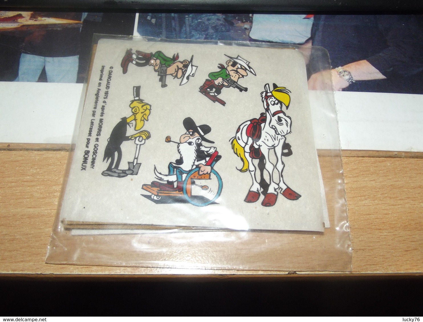 Autocollants Bonux Lucky Luke 1975 Neuf Encore Dans Son Emballage D'origine - Autocollants