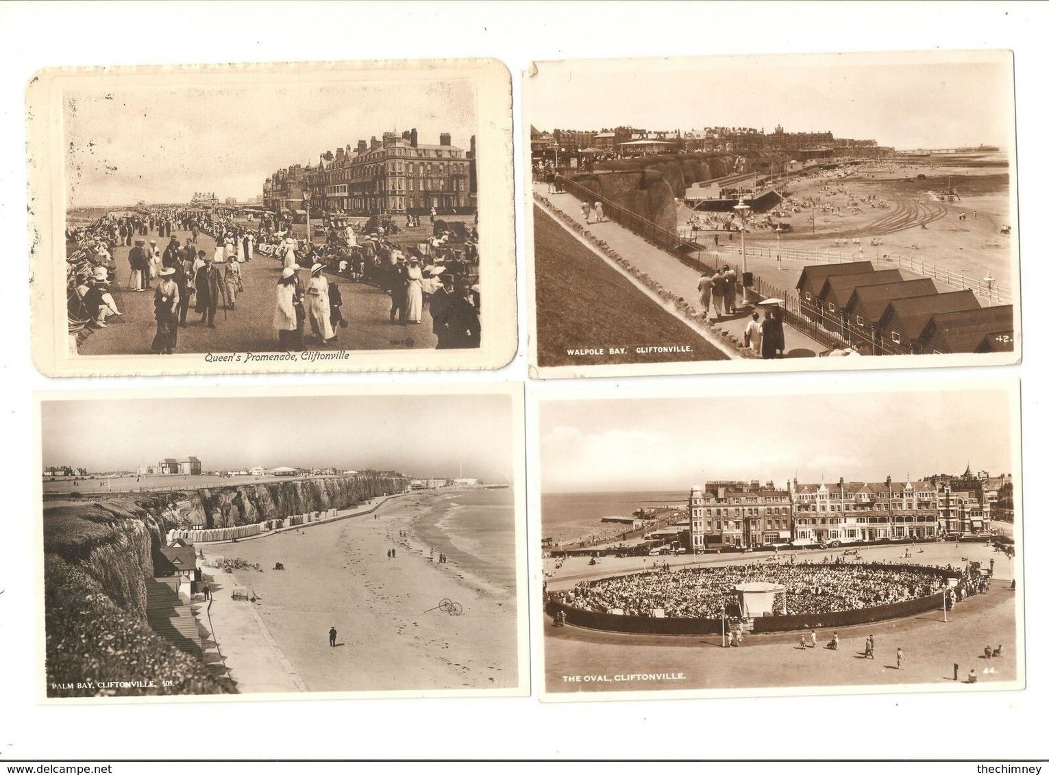 FOUR CARDS  OF CLIFTONVILLE Nr MARGATE KENT - Sonstige & Ohne Zuordnung