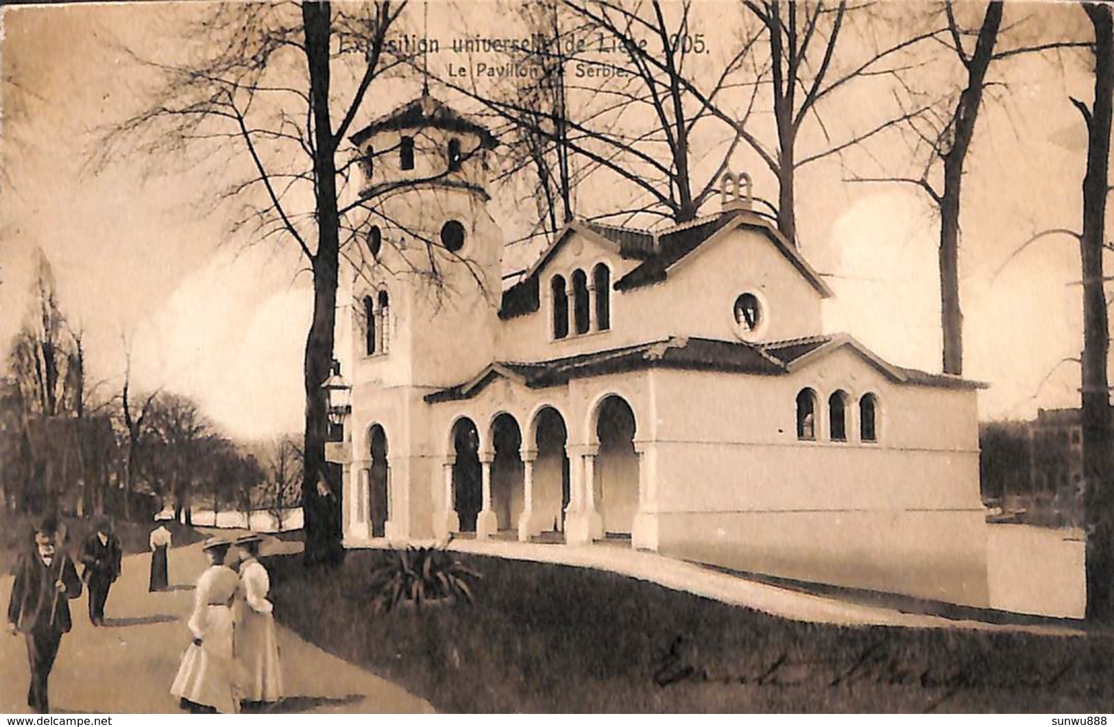 Liège Expo 1905 - Le Pavillon De Serbie (animée) - Liege