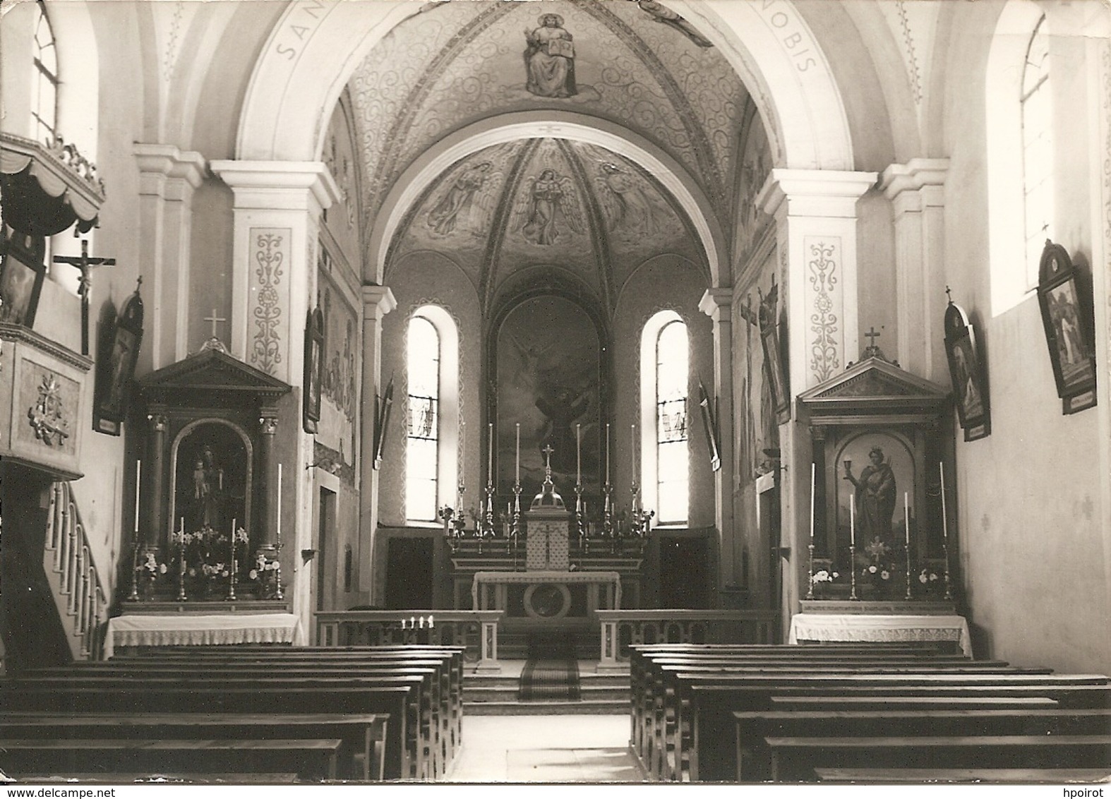 CARBONARE Località Di FOLGARIA - INTERNO CHIESA DI SAN FRANCESCO - (rif. G71) - Trento